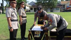 Polres Way Kanan Gelar Upacara Sertijab Kabag SDM dan Kapolsek Umpu Semenguk