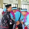 Bupati Pringsewu  Riyanto Pamungkas Lepas 441 Calon Jamaah Haji Kabupaten Pringsewu