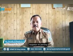 Dukung Sensus Ekonomi 2026, DPMPTSP Way Kanan: Data Akurat Kunci Pembangunan