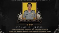 Gugur Dalam Tugas Brigader Arya Supena Di Tembak Pelaku Curanmor.