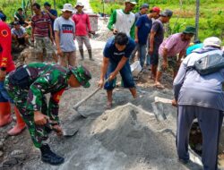 GOTONG ROYONG PERBAIKAN JEMBATAN KELURAHAN CAMPUR ASRI