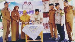 Bupati Pringsewu  Riyanto Pmaungakas Resmikan UPT SDN 1 Gunung Raya