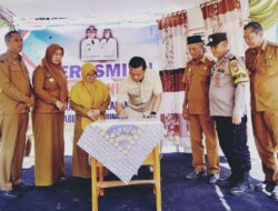 Bupati Pringsewu  Riyanto Pmaungakas Resmikan UPT SDN 1 Gunung Raya
