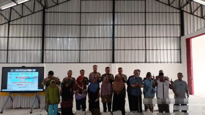 Dukung Program Strategis Nasional Presiden RI, Bhabinkamtibmas Hadiri Peresmian Koperasi Merah Putih