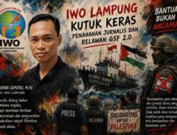 IWO Lampung Kutuk Keras Penahanan Jurnalis dan Relawan GSF