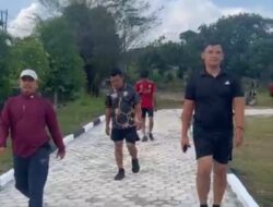 Gelorakan Semangat Sehat, Perdana Digunakan Lapangan Manunggal Kodim Way Kanan Jadi Pusat Jalan Sehat dan Maraton KONI
