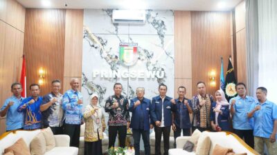 Terima Kunjungan JMSi,Bupati Pringsewu Riyanto Siap Dukung Pelaksanan  HPN 2027 di Lampung