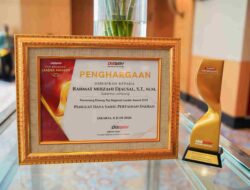 Gubernur Lampung, Rahmat Mirzani Djausal, Dianugerahi Penghargaan bergengsi Top Regional Leader Awards 2026