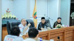 Gubernur Rahmat Mirzani Djausal  Menerima Jajaran Pimpinan Pusat Ikatan Keluarga Minang,Apresiasi Kontribusi Masyarakat Minang