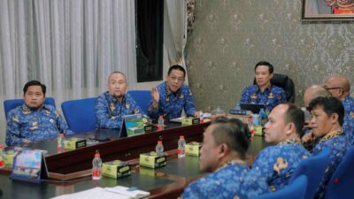 Sekdaprov Marindo Kurniawan Pimpin Rapat Penyelenggaraan Nonton Bareng Piala Dunia FIFA 2026 di Provinsi Lampung