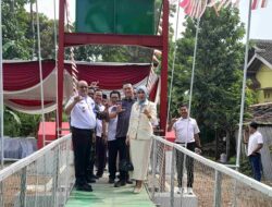 Jembatan Perintis Garuda di Desa Sukaraja Sepanjang 35 Meter Rampung Dibangun