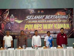 Ketua KONI Way Kanan Indra Septa Purnama Menghadiri Pembukaan Turnamen olahraga E  sport Kapolres Cup