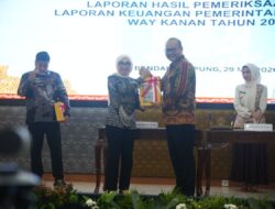 Pemkab Way Kanan Raih WTP ke-16 Berturut-Turut