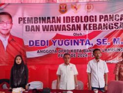 Dedi yuginta Fraksi PDIP Gelar PIP Dikota Baru