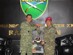 Pangdam XXI/RI ,Terima Kunjungan Danbrigif 4 Marinir/BS