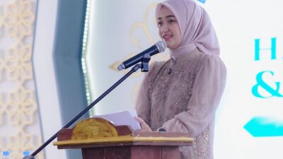 Wagub Jihan Nurlela Hadiri Khotmil Qur’an dan Haflah Akhirussanah Ponpes Al-Hidayat Gerning, Tegineneng