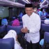Bupati Pringsewu Sambut Kedatangan Jamaah Haji Kabupaten Pringsewu