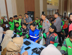 Polda Lampung Gelar Baksos Kesehatan. ,Dalam Rangka HUT Bhayangkara ke-80 Di GSG Mapolda Lampung