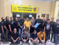 Sindikat Tindak Pidana Dengan kekerasan dan Pemerasan di Gulung Ditreskrium Polda Lampung
