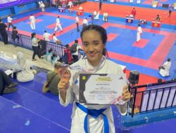 Harumkan Nama Kampus, Ketua UKM Karate Unila Sabet Medali Perunggu di Ajang Internasional
