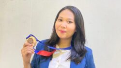 Bawakan Lagu “Je vole” Jesica Florisa Mahasiswa Unila Raih Juara 1 Cover Lagu Prancis Nasional