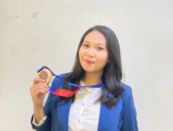 Bawakan Lagu “Je vole” Jesica Florisa Mahasiswa Unila Raih Juara 1 Cover Lagu Prancis Nasional