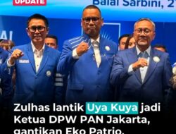 Uya kuya Gantikan Eko Patrio Menjadi Ketua DPW PAN Jakarta