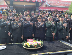 Hari Bhayangkara ke-80, Kodim 0427 Way Kanan Beri Kejutan di Polres Way Kanan