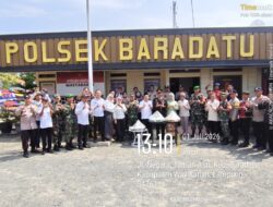 Hadiri HUT Bhayangkara ke-80 di Polsek Baradatu, Ketua DPD TMI Way Kanan Perkuat Sinergitas Pemuda dan Polri