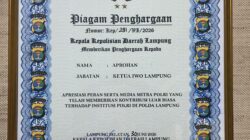 IWO  , Apresiasi Penghargaan Polda lampung, IWO LAMPUNG Kawal Polri Tetap Presisi  dan Profesional.