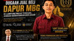 ABR Indonesia :Dugaan Jual Beli  Dapur MBG dilampung ,Korban beri laporan.