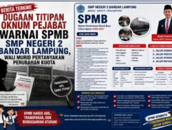 Dugaan Titipan Oknum Pejabat Warnai SPMB SMPN 2 Bandar lampung