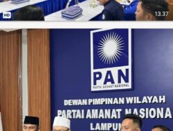PAN  Resmi Tetapkan  Galang Putra Rahman Sebagai Calon Wakil Bupati Way Kanan