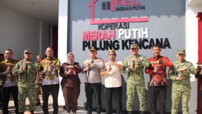 Danrem 043/ Gatam Dampingi Pangdam XXI RI,Tinjau KDKMP Pulung Kencana