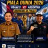 Thomas Amirico kadis pendidikan Lampung jagokan Perancis Bertemu Argentina di Final.