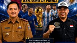 Thomas Amirico kadis pendidikan Lampung jagokan Perancis Bertemu Argentina di Final.