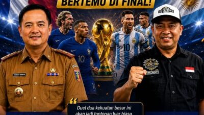 Thomas Amirico kadis pendidikan Lampung jagokan Perancis Bertemu Argentina di Final.