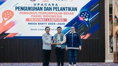 Pemprov Lampung Dorong Olahraga Padel Jadi Penggerak Sport Tourism dan Ekonomi Daerah