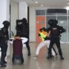 Latihan Stimulasi Penanggulangan Huru hara di Bandara Raden Inten II.
