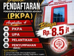 BPP KAIM Buka PKPA Angkatan ke IV ,Paket Lengkap  Hingga Penyumpahan ,Siapkan Lahirnya Advokat Profesional