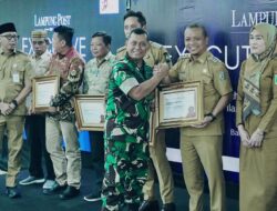 Bupati Pringsewu Hadiri Forum III Lampung 2026 dan Terima Penghargaan Kategori Terbaik Percepatan Pembentukan KDKMP