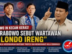 Persatuan Wartawan Online IN   ,Kecam Pernyataan Prabowo”Londo Ireng” pada LSM.