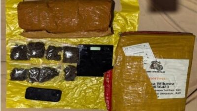 polda Lampung Berhasil Bongkar Jaringan Narkoba Medan-Medan ,6 Kg Gajah di Gagalkan