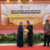 Rektor Unila Hadiri Serah Terima Jabatan Rektor Itera Periode 2026–2030