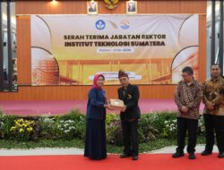 Rektor Unila Hadiri Serah Terima Jabatan Rektor Itera Periode 2026–2030