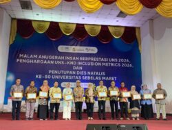 Unila Raih Penghargaan UNS-KND Inclusion Metric 2026