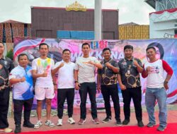 Hadiri Jalan Sehat HUT RI ke-81, KONI Way Kanan Dukung Pesan Sekdakab Bangun Masyarakat Sehat dan Bugar