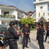 Tingkatkan Keamanan Kota, Personel Brimob Lampung Laksanakan Patroli Dialogis ke Sejumlah Lokasi Strategis