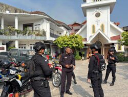 Tingkatkan Keamanan Kota, Personel Brimob Lampung Laksanakan Patroli Dialogis ke Sejumlah Lokasi Strategis