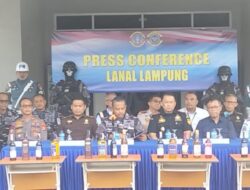 Tim Satgas BKO Lanal Lampung Gagalkan Peredaran Ribuan Liter Miras Ilegal di Pelabuhan Bakauheni